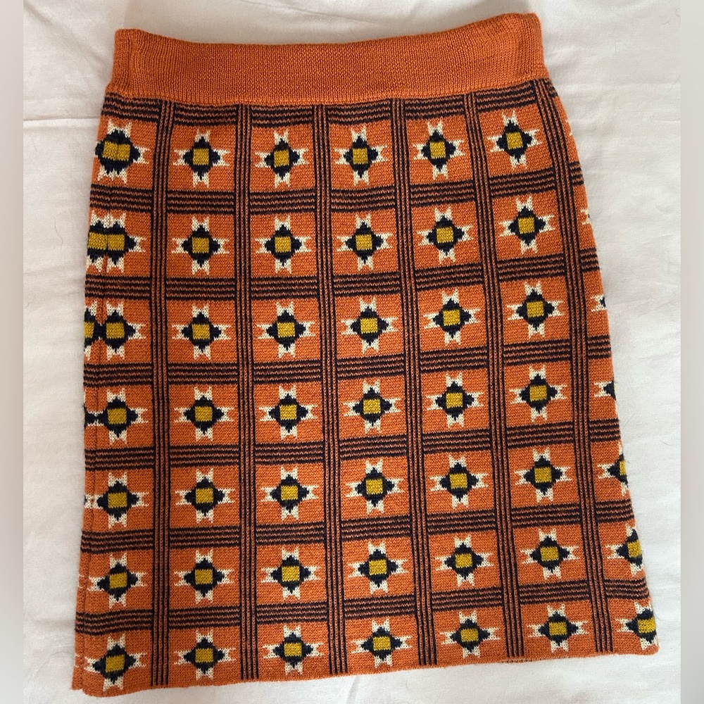 Misha and puff merino wool knit skirt, 10y